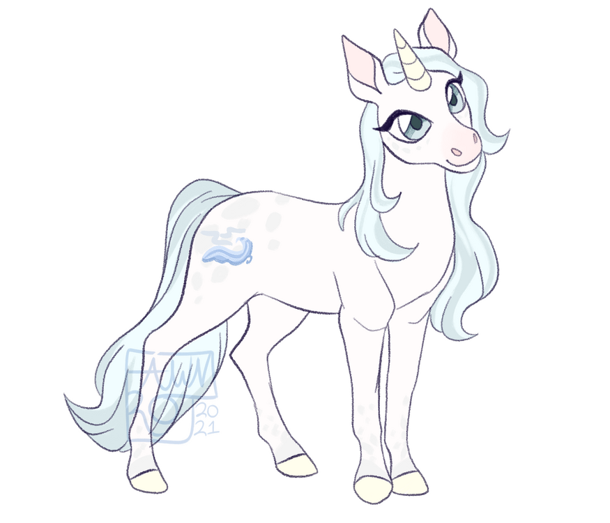 Colored Simple Fullbody Sketch